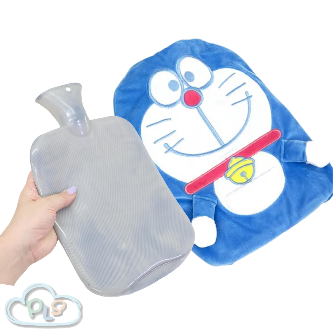 現貨 溫暖毛絨熱水袋 I’m Doraemon 藍色 #22882-1