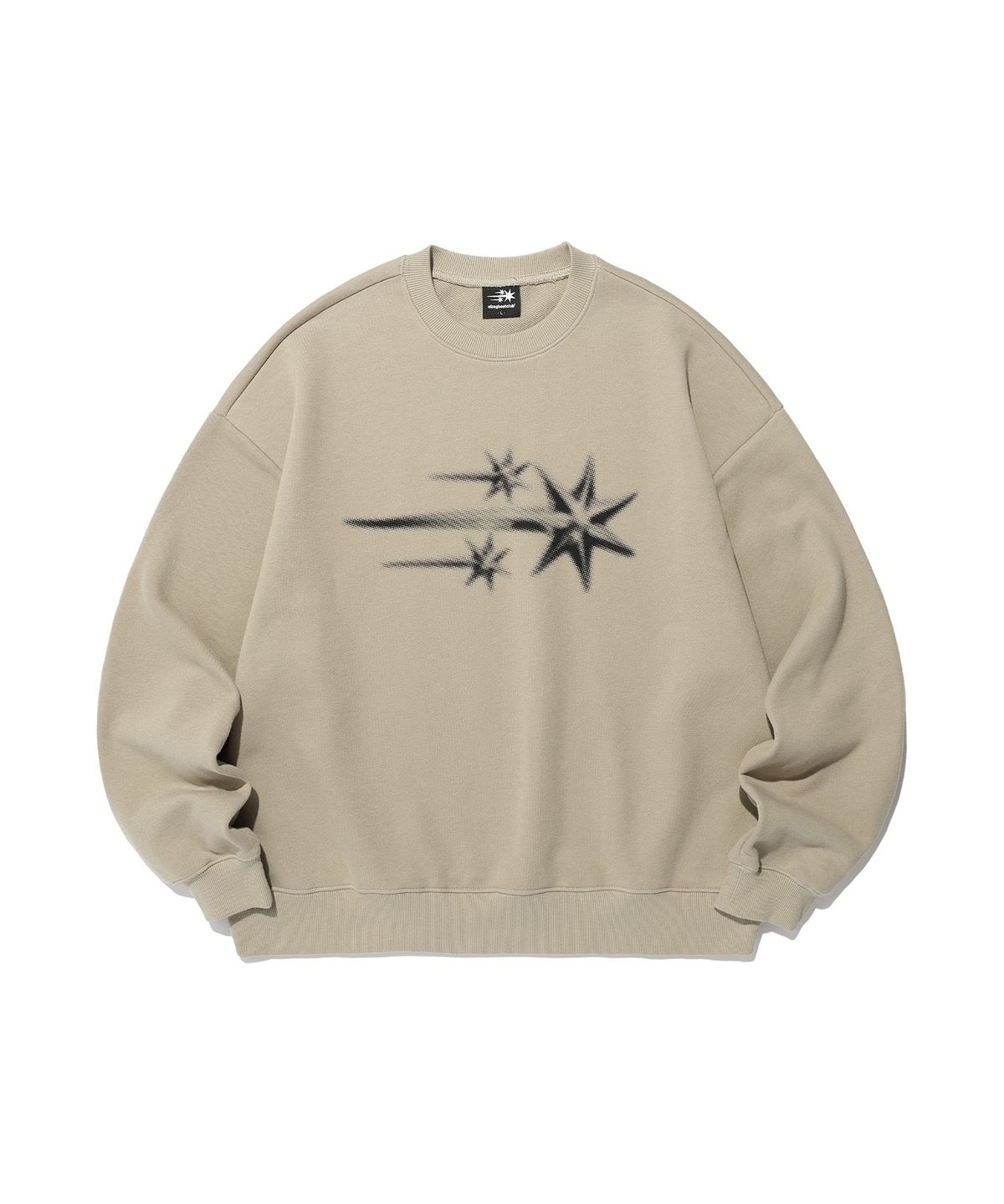 Nice ghost club 3STARS HALFTONE LOGO SWEATSHIRTS 大學T 衛衣