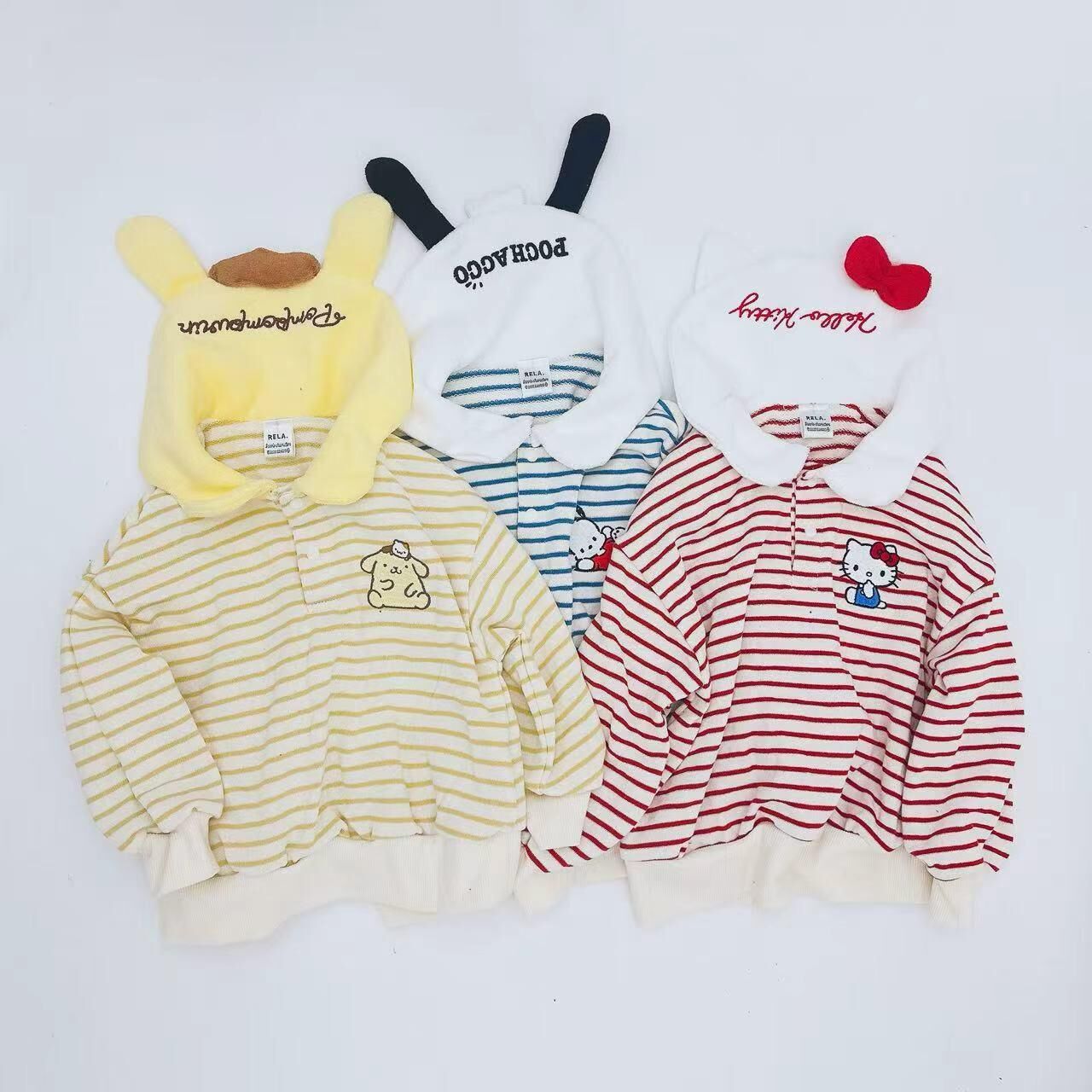 日單Rela & sanrio造型海軍領上衣