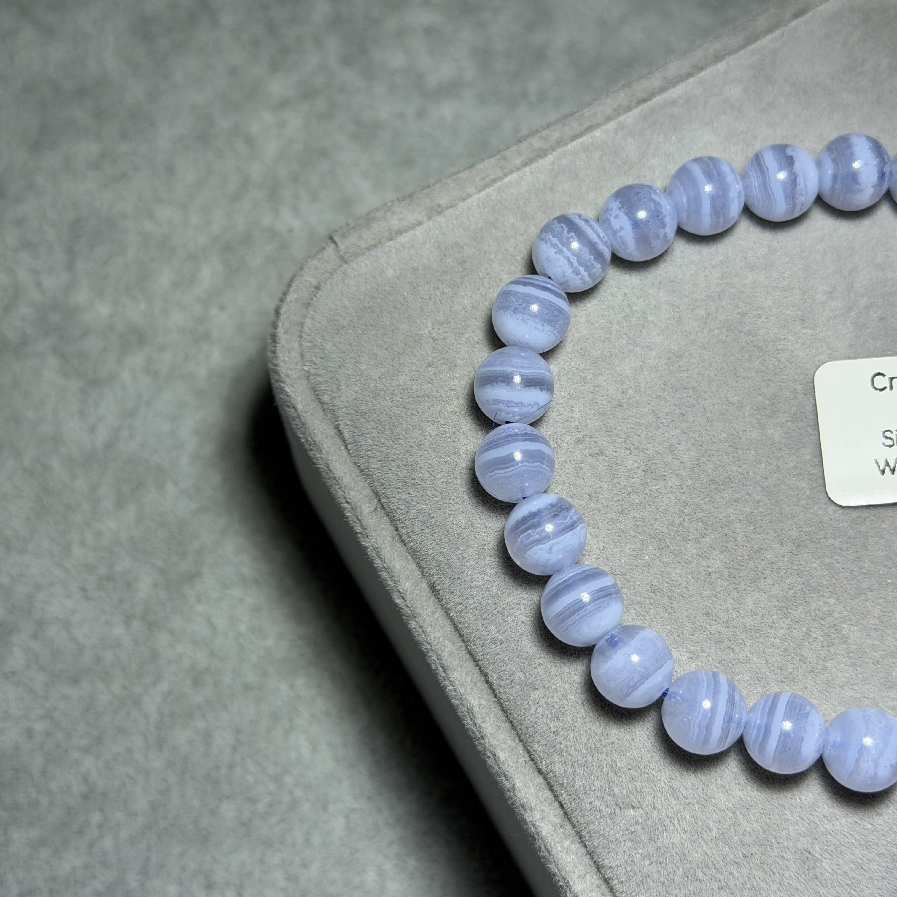 頂級藍紋瑪瑙 7.9mm BA1577