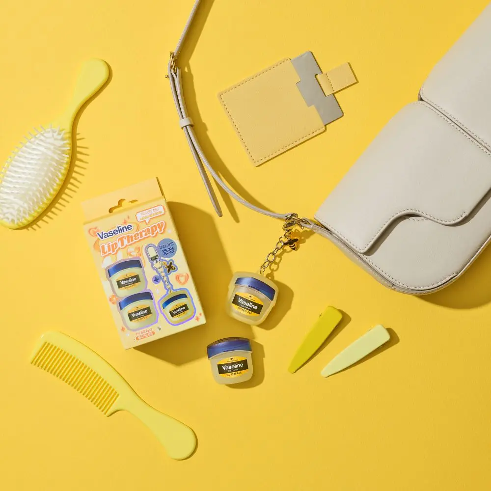 Vaseline 凡士林經典護唇膏(1+1) 附矽膠鑰匙圈