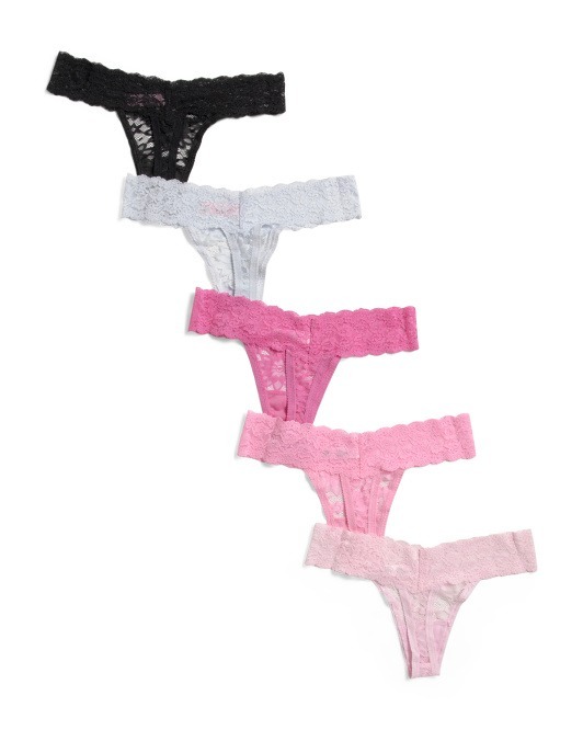 【直播】JUICY COUTURE LL120953 女lace內褲（5條裝）