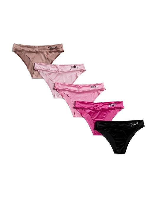 【直播】JUICY COUTURE LL120954 女內褲（5條裝顏色隨機）