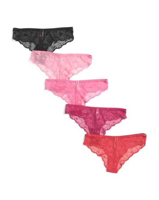 【直播】JUICY COUTURE LL120955 女蕾絲內褲（5條裝）