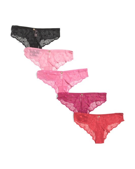 【直播】JUICY COUTURE LL120955 女蕾絲內褲（5條裝）