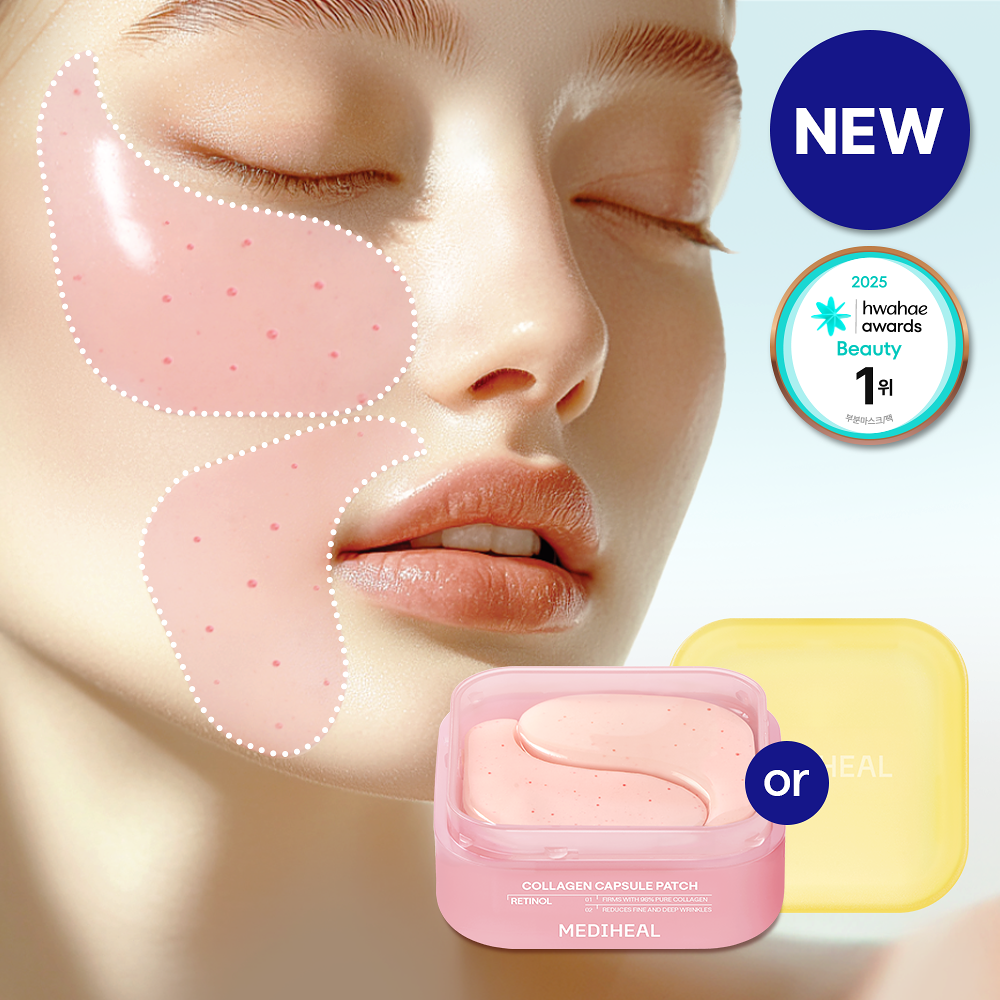 MEDIHEAL Collagen Capsule Patch 60貼裝 (眼部,印堂紋,法令紋適用)