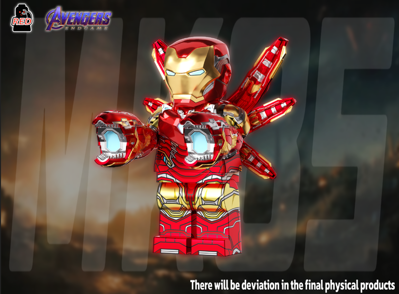【預訂】【Red】鋼鐵人MK85(補充包)