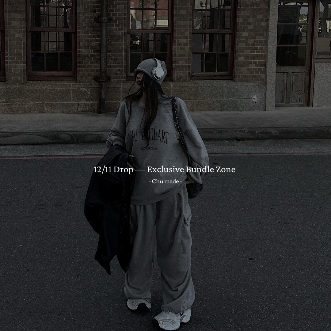 【 組合區 】博主慵懶感 兩側有口袋的男友衛衣 （無刷毛實穿版）