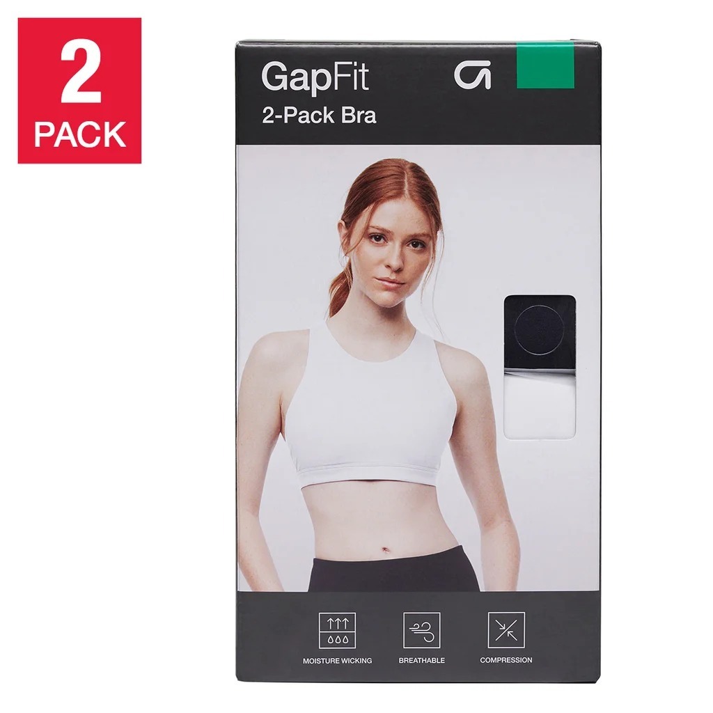 【預購】Q120913 GapFit 女士運動文胸2 件裝