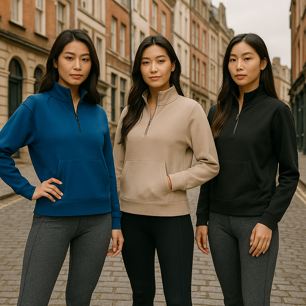 【預購】Q120914 Skechers 女士羅紋四分之一拉鍊衫