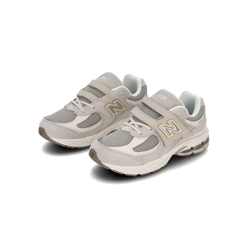 New Balance NB 2002R 中童 亞麻灰色 小朋友 寬楦 魔鬼氈 運動 千禧跑鞋 休閒鞋 PV2002RT