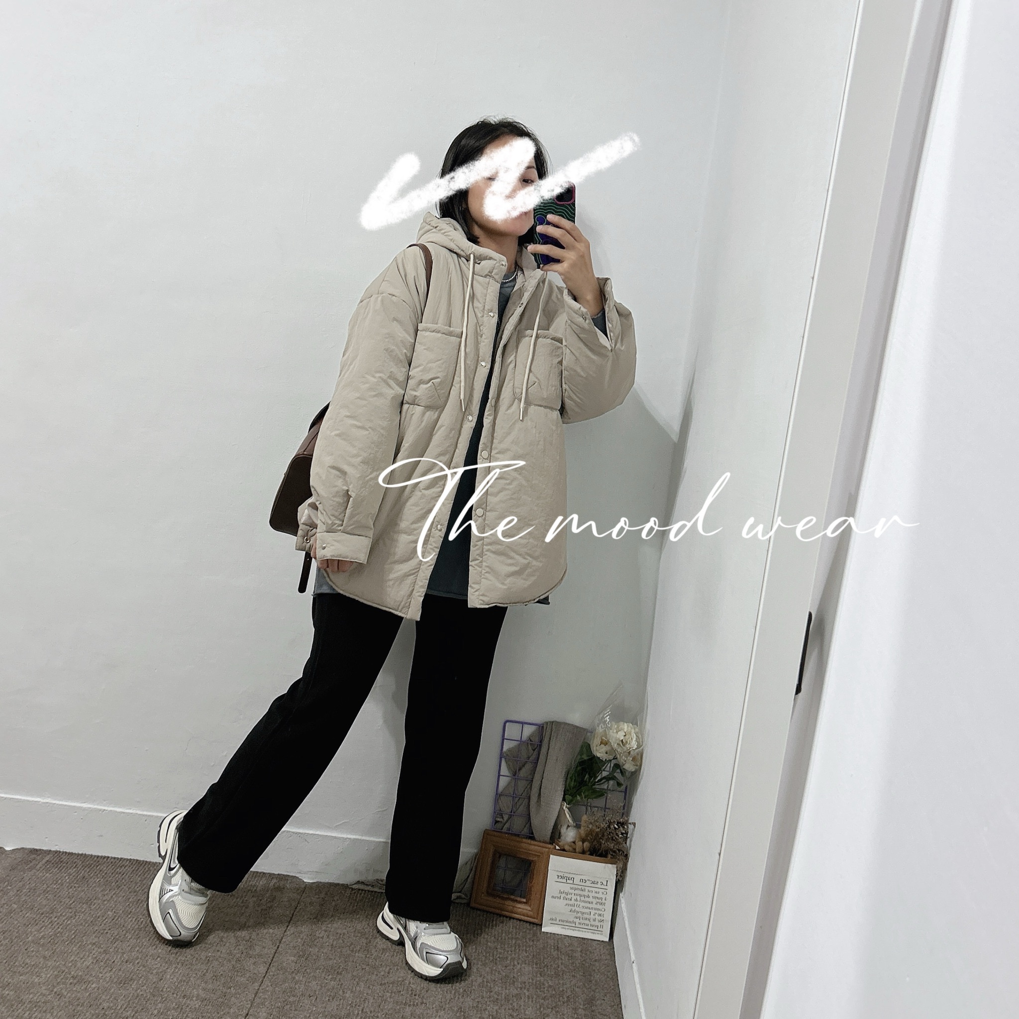 高質感輕量口袋鋪棉外套/大尺碼外套(黑色/淺卡其/深咖啡)