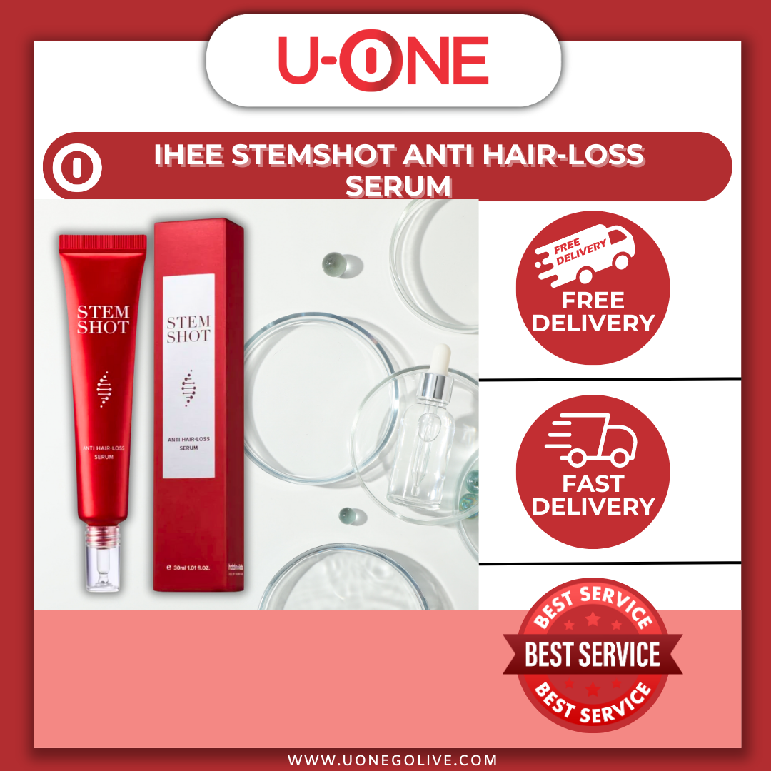 U-ONE | Korea | IHEE | Hair Treatment | StemShot | Anti-Hair Loss Serum | Relief Scalp Serum | 30ml
