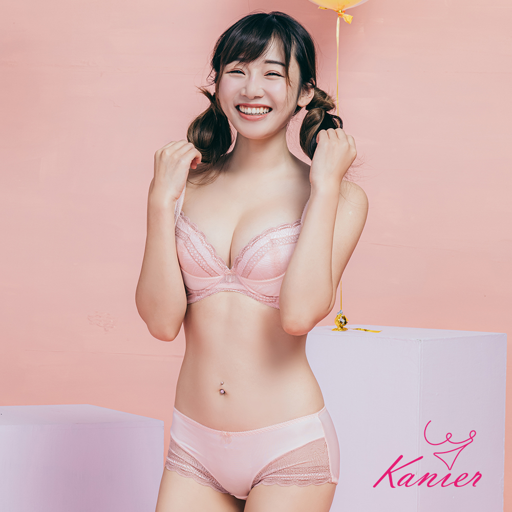 【Kanier卡妮兒】雅典娜的恩賜 月眉邊拉提 三排三鉤 可調整肩帶 機能型內衣成套組【2359 殷紫－B.C.D罩杯】