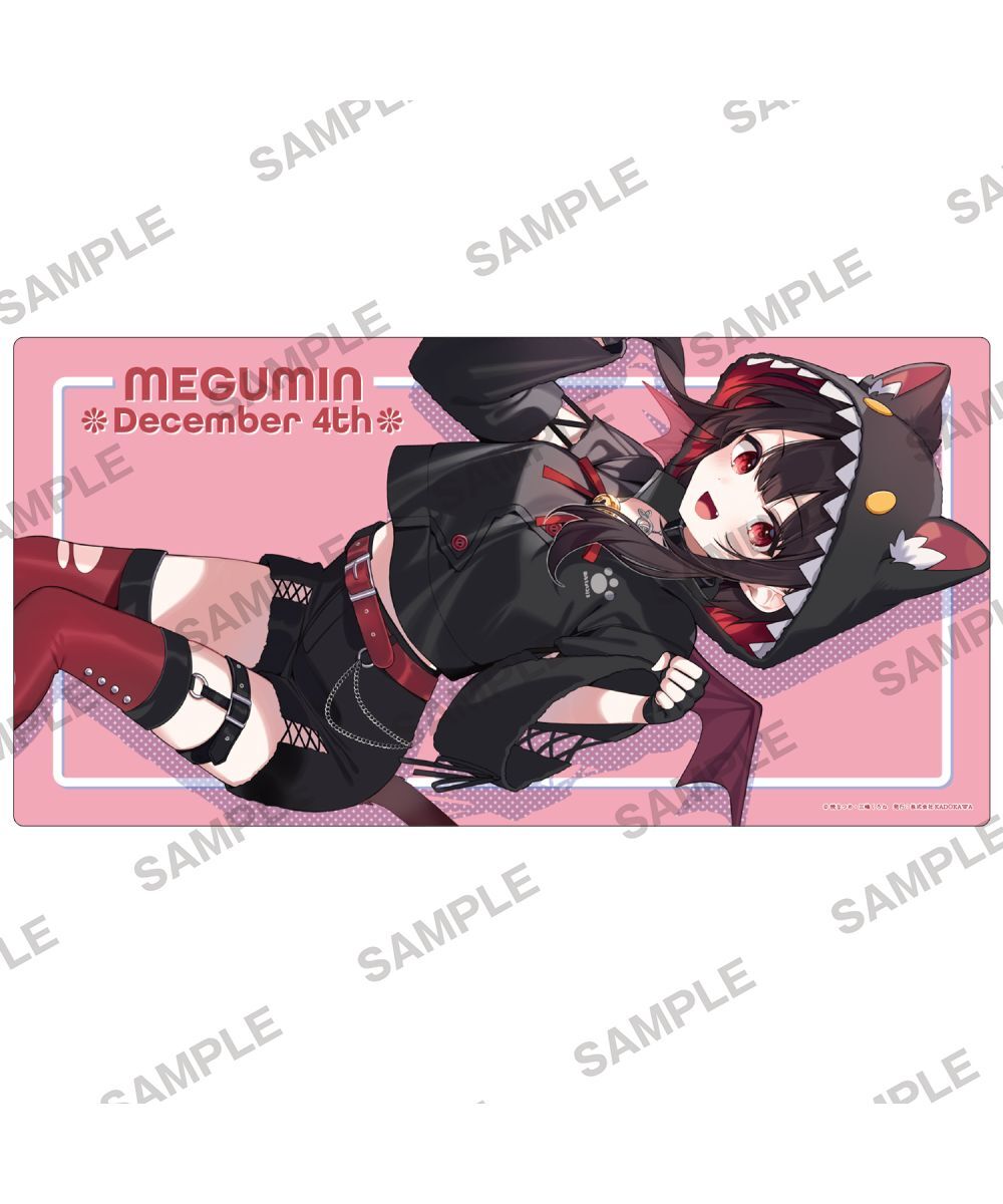 預購-『為美好的世界獻上祝福！』誕生祭2025　全新繪製特製桌墊　惠惠【日本進口精品】