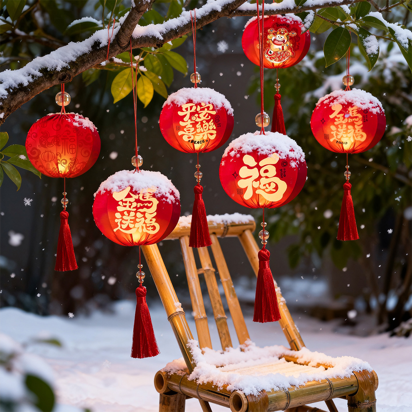 新年彩繪小花燈 (燈籠)