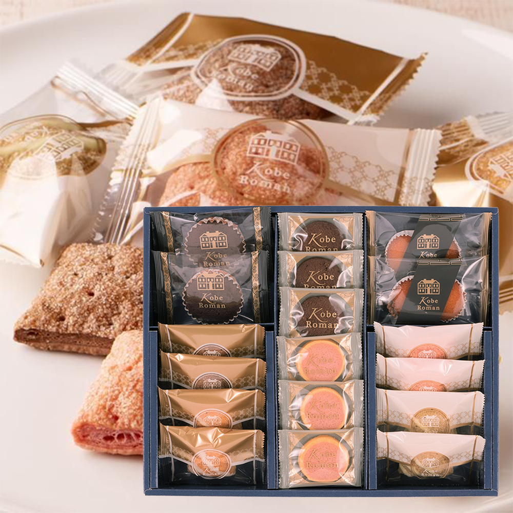 (預購商品)日本神戶浪漫經典下午茶禮盒 18入 (附提袋)