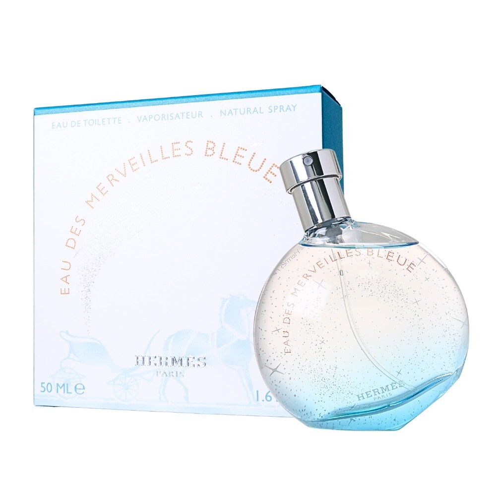 Hermes 愛馬仕 EAU DES MERVEILLES BLEUE 橘采星光藍色限定版淡香水 EDT 50ml