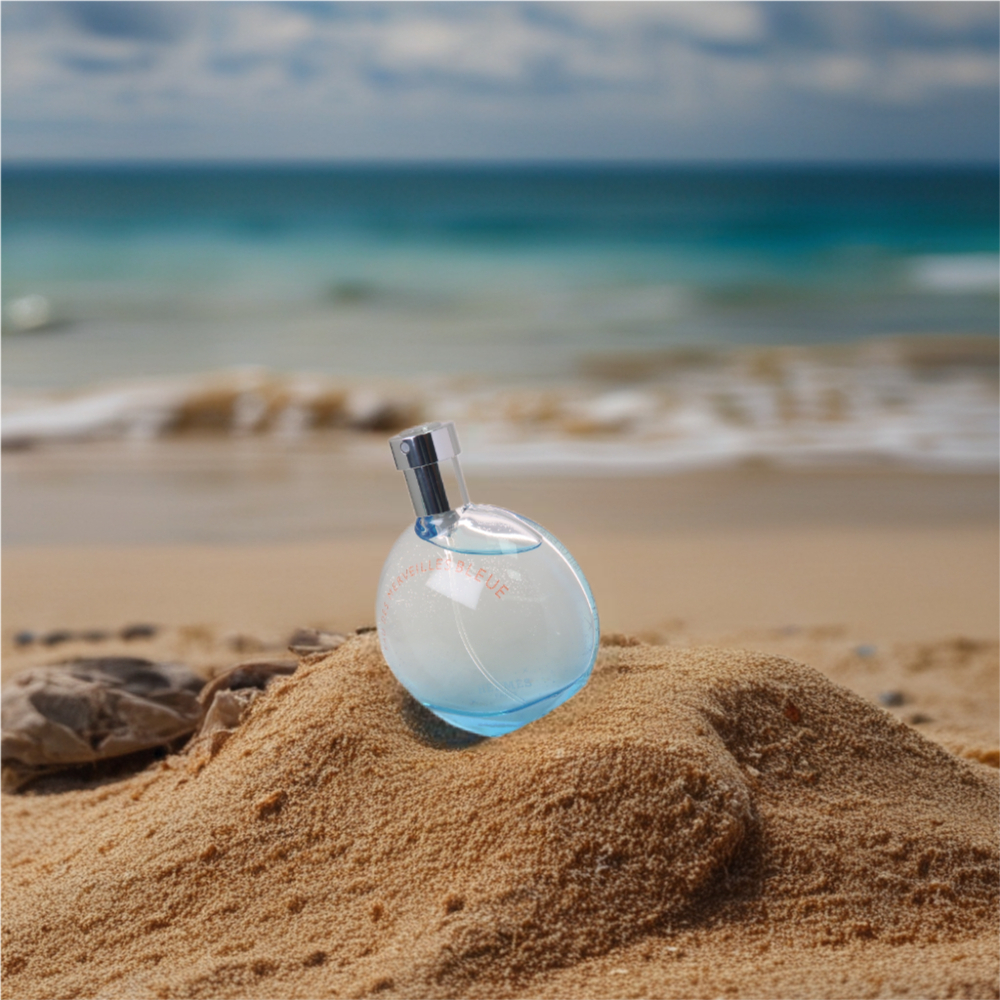 Hermes 愛馬仕 EAU DES MERVEILLES BLEUE 橘采星光藍色限定版淡香水 EDT 50ml