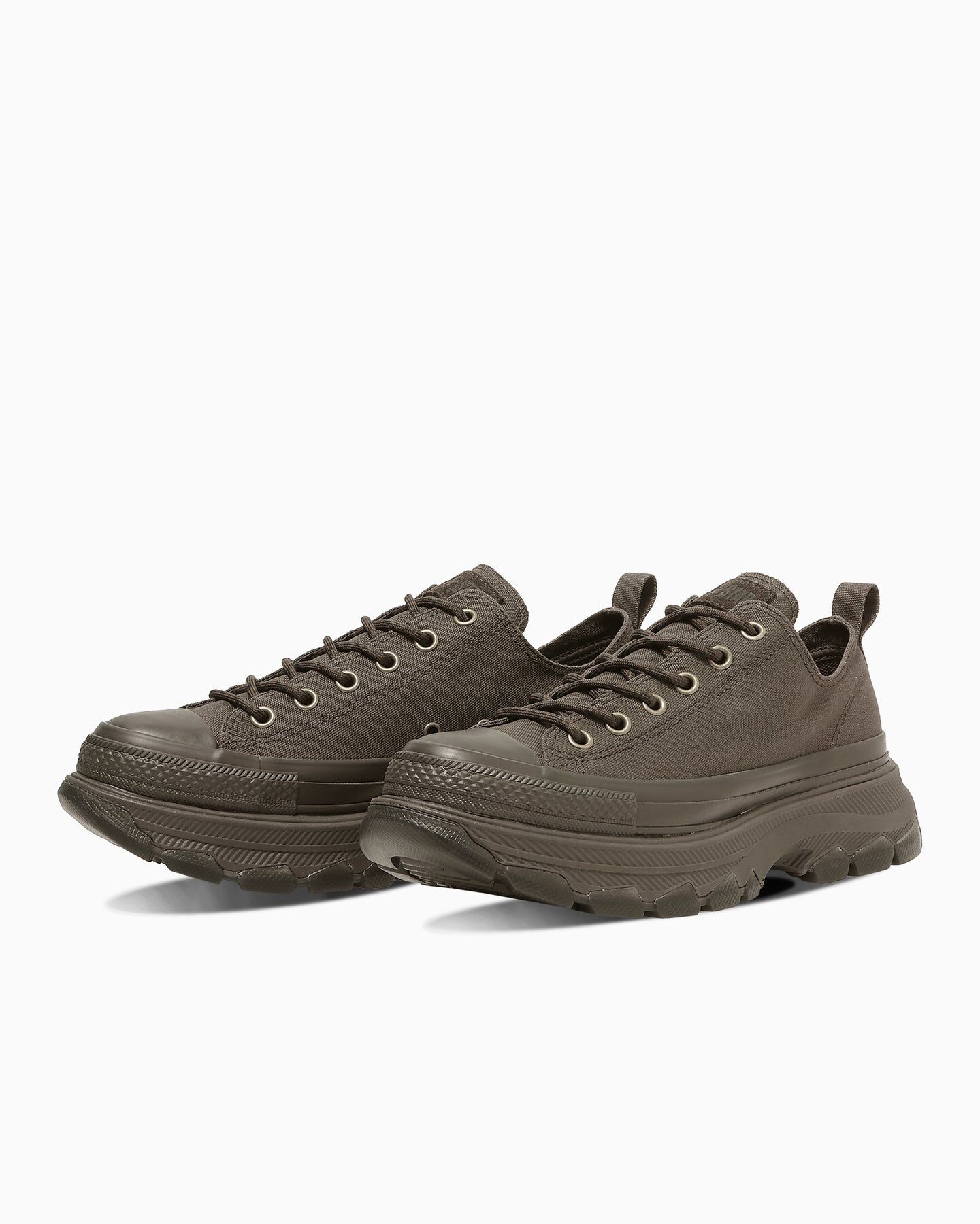 預購┃CONVERSE ALL STAR TREKWAVE CS OX 厚底 低筒 帆布鞋 深棕色