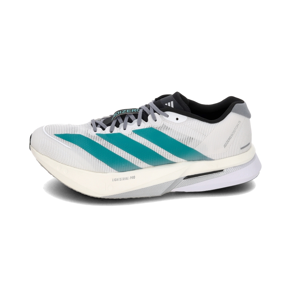 Adidas Adizero Boston 13 男鞋 女鞋 白綠色 緩震 支撐 訓練 運動 慢跑鞋 JR4791