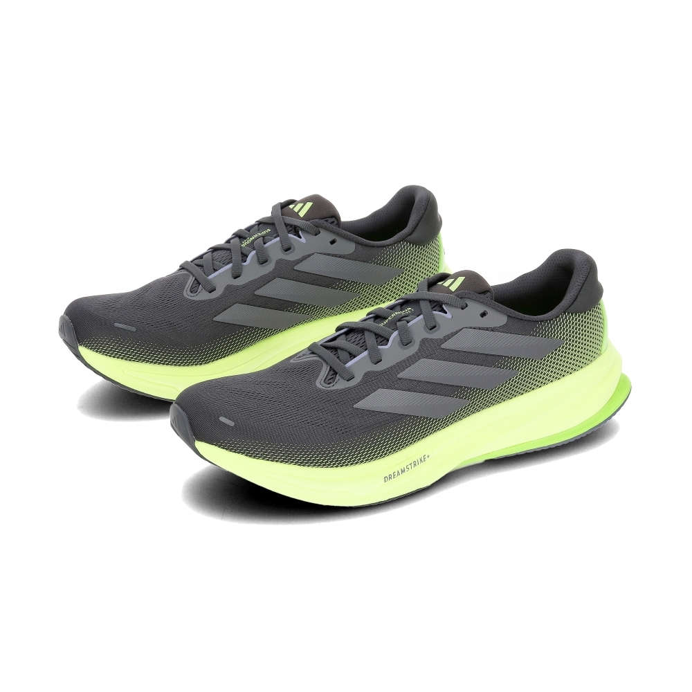 Adidas Supernova Rise 2 男鞋 黑螢光黃 訓練 休閒 慢跑鞋 JS4263