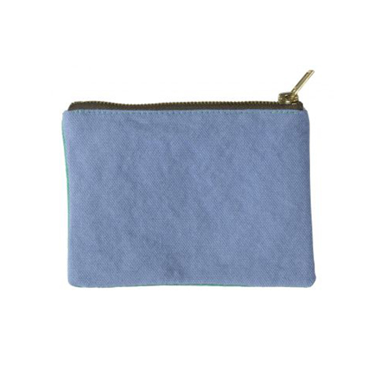 (預購3/31)法國La cerise sur le gâteau 有機棉防水分類收納袋-灰藍x鼠尾草綠(小)