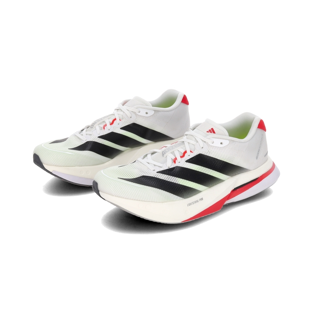 Adidas Adizero Boston 13 男鞋 女鞋 白黑色 網眼 透氣 緩震 運動 慢跑鞋 JS4932