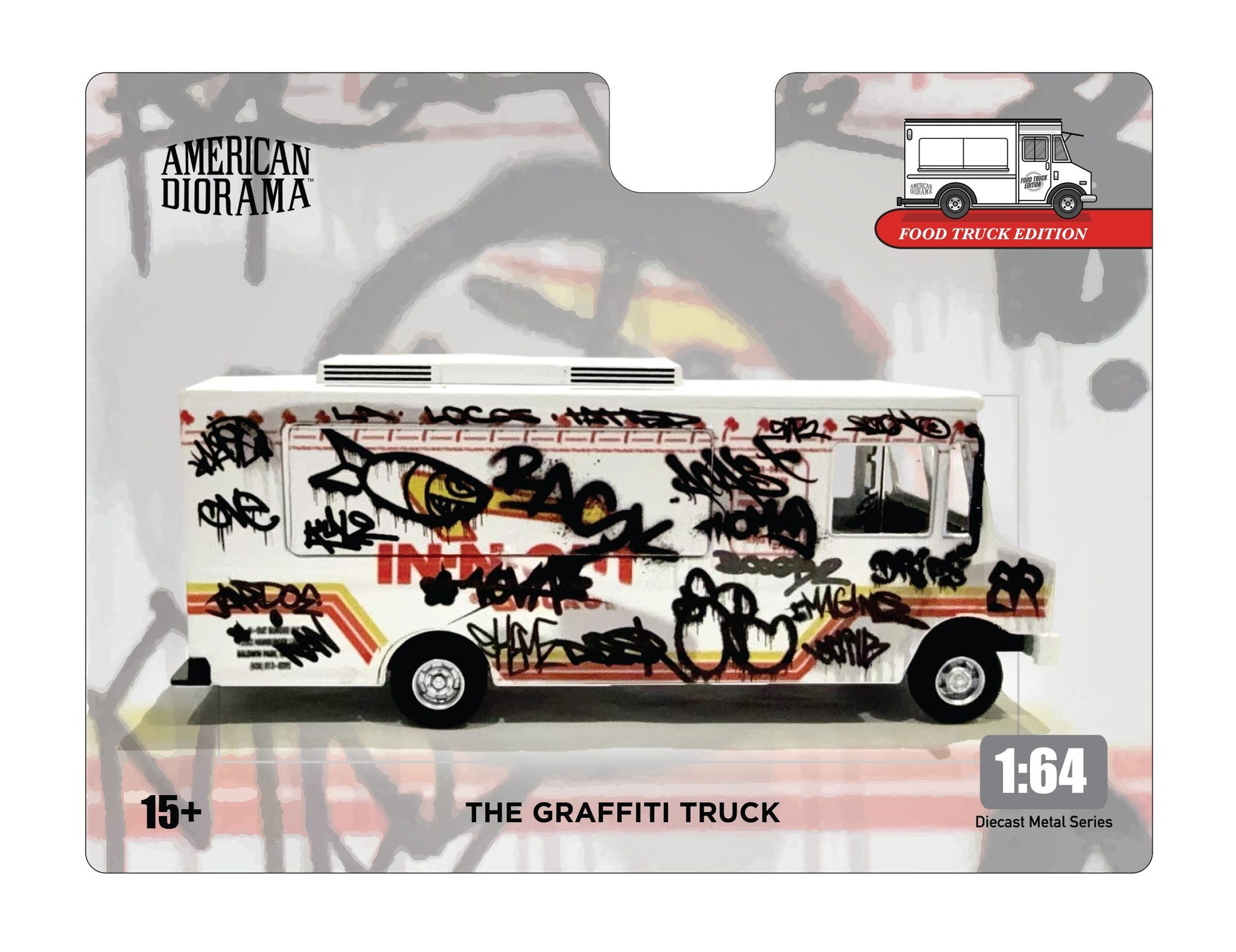 American Diorama 1:64 Food Truck series – Graffiti Style