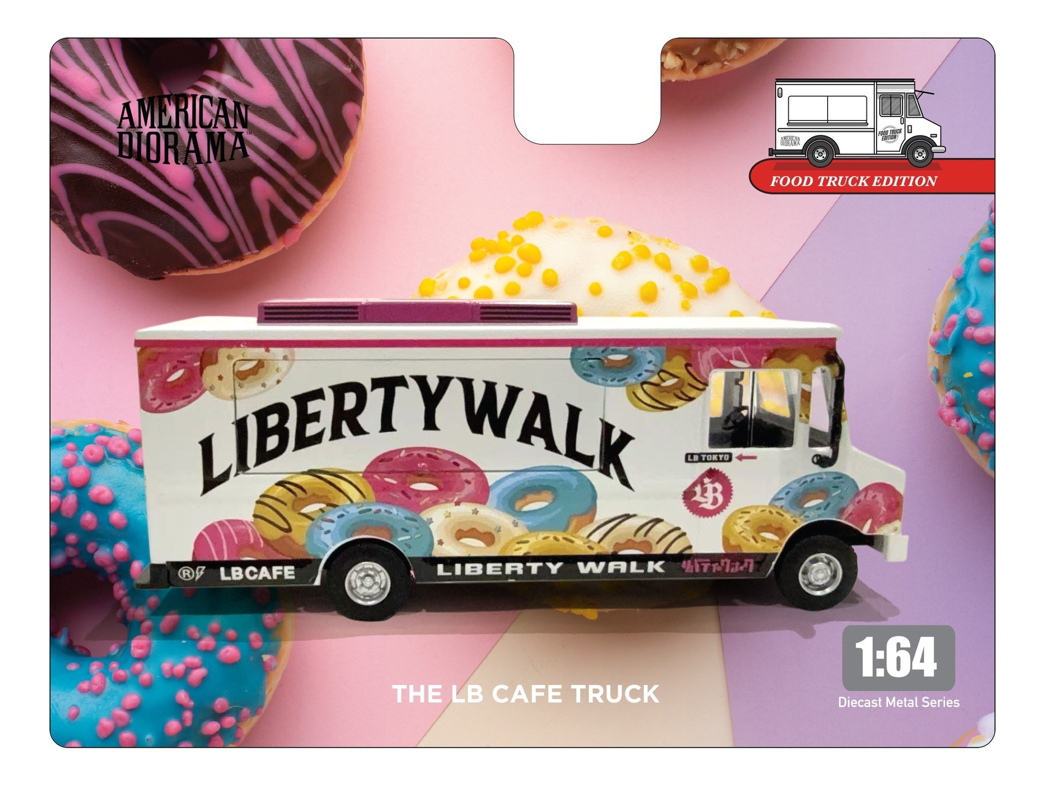 American Diorama 1:64 Food Truck series – LB Cafe
