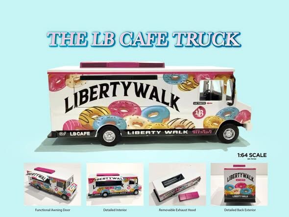 American Diorama 1:64 Food Truck series – LB Cafe