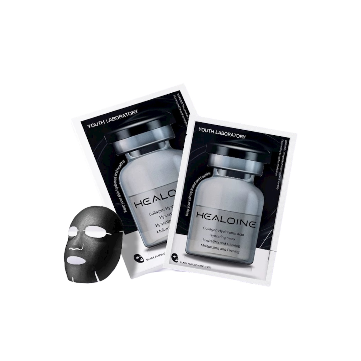 韓國HEALOINE稀洛因 黑水光膠原玻尿酸保濕面膜