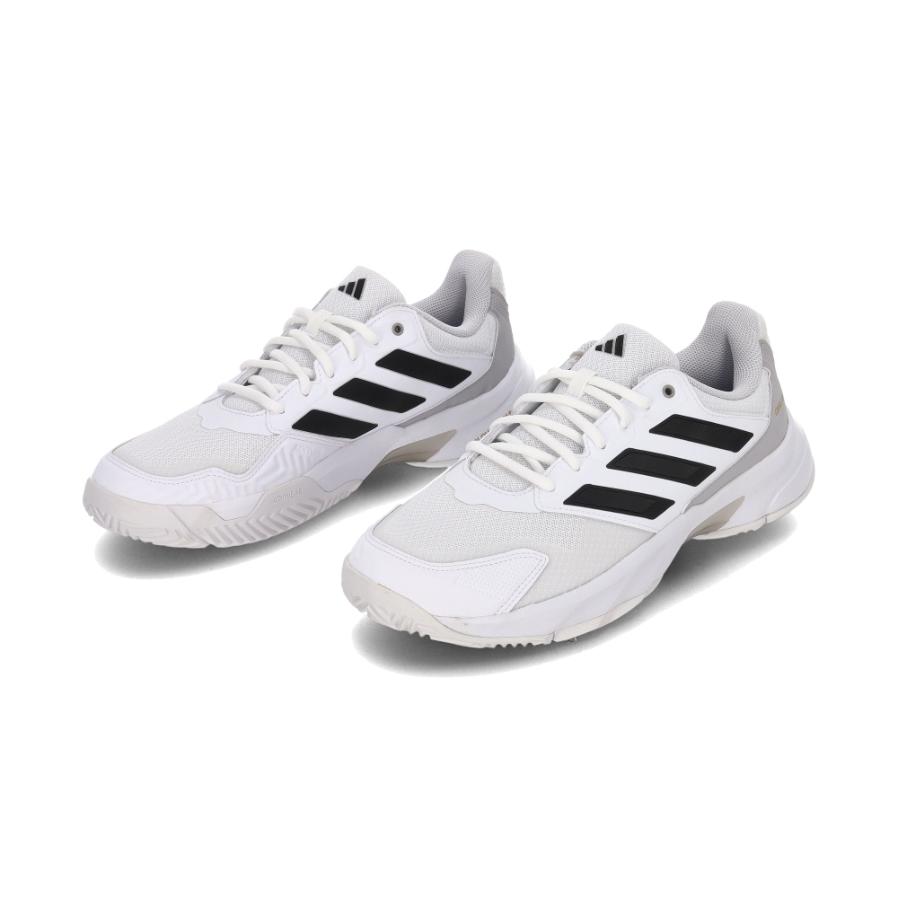 Adidas CourtJam Control 3 男鞋 白黑色 透氣 運動 網球鞋 穩定 包覆 休閒鞋 IF7888