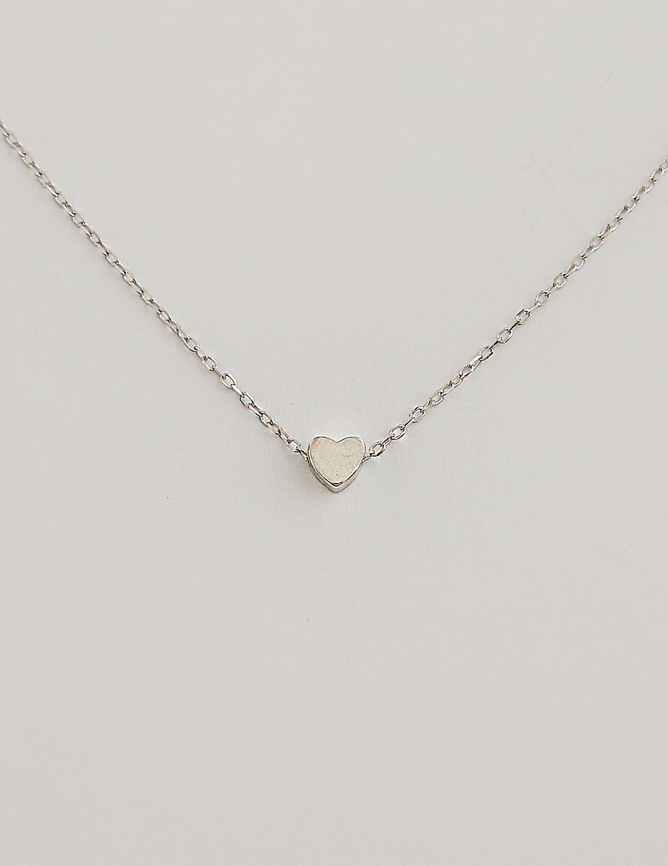 【925純銀】簡約愛心項鍊