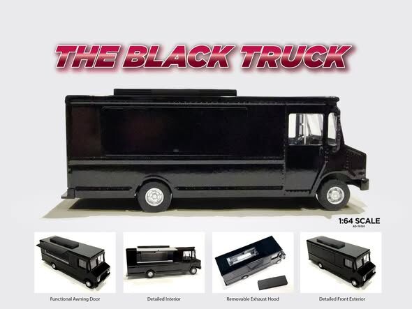 American Diorama 1:64 Food Truck series – The Black Truck