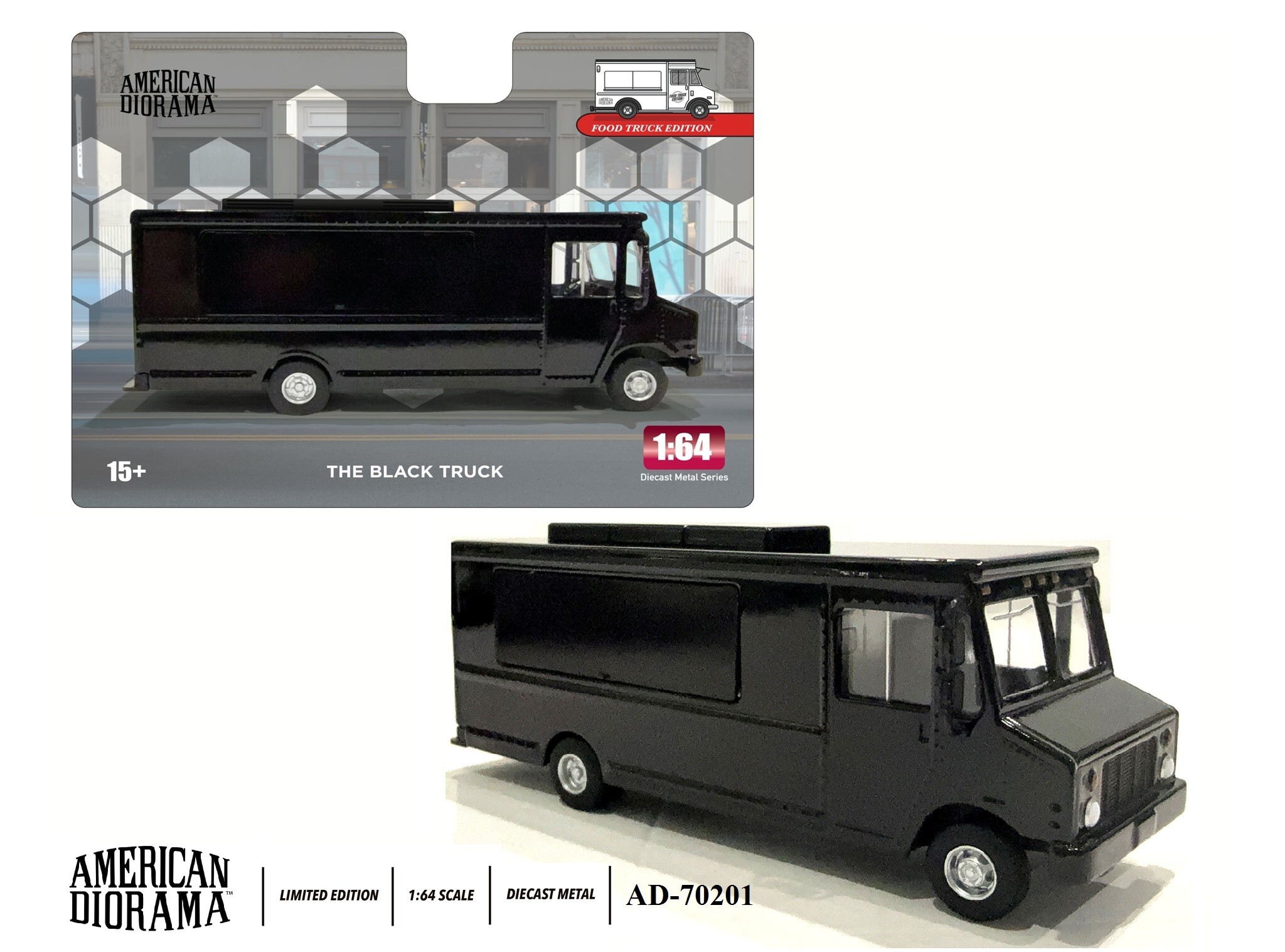 American Diorama 1:64 Food Truck series – The Black Truck