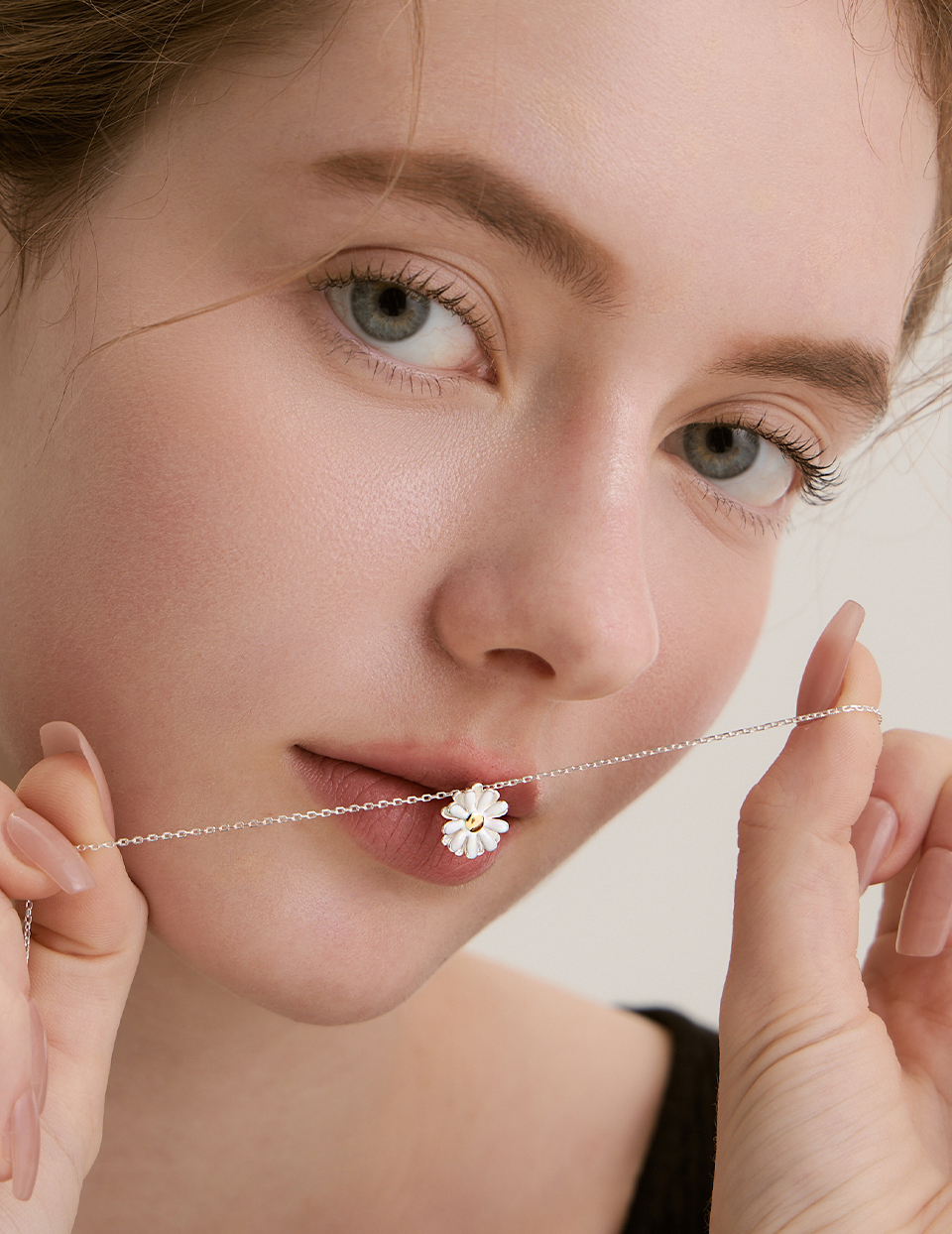 【925純銀】簡約小清新雛菊項鍊