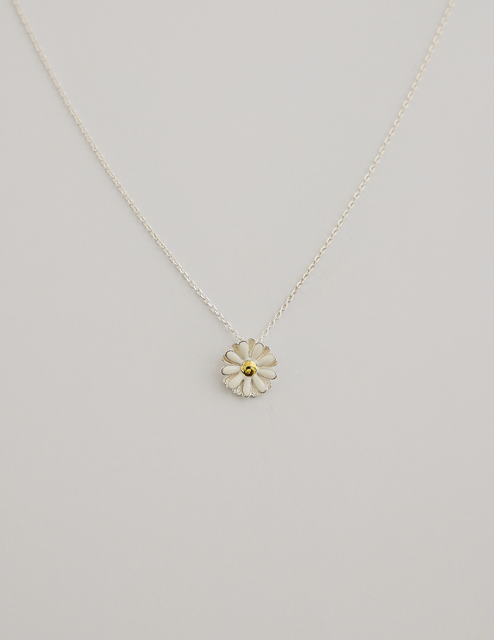 【925純銀】簡約小清新雛菊項鍊
