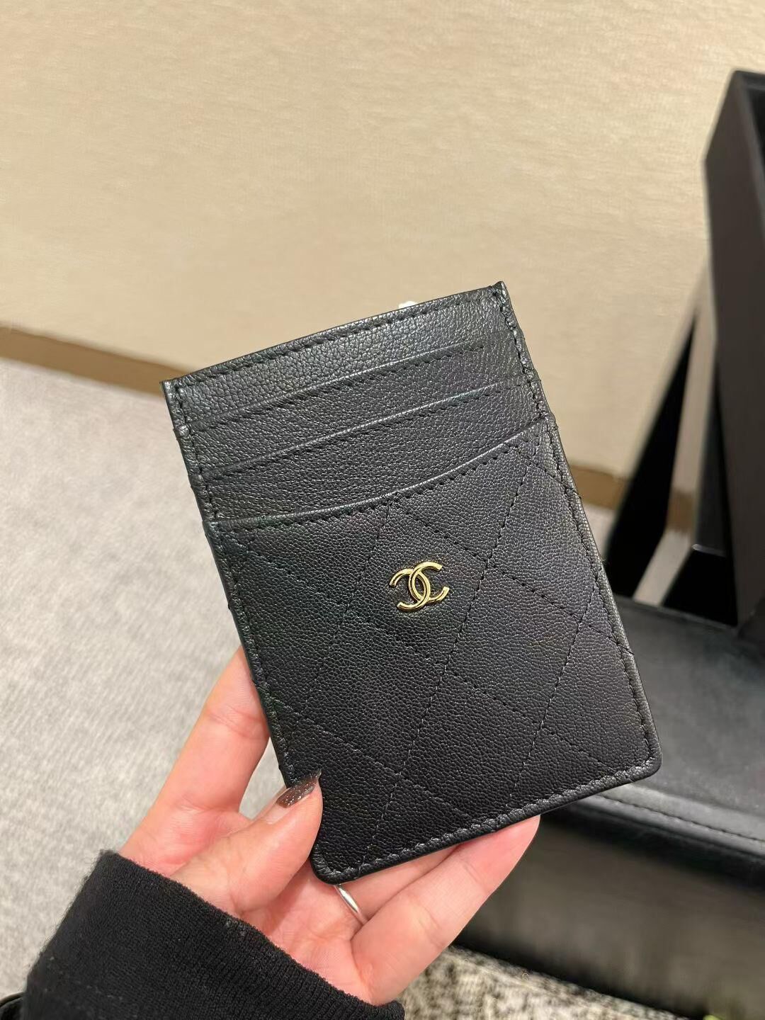 Chanel Vertical Card Holder