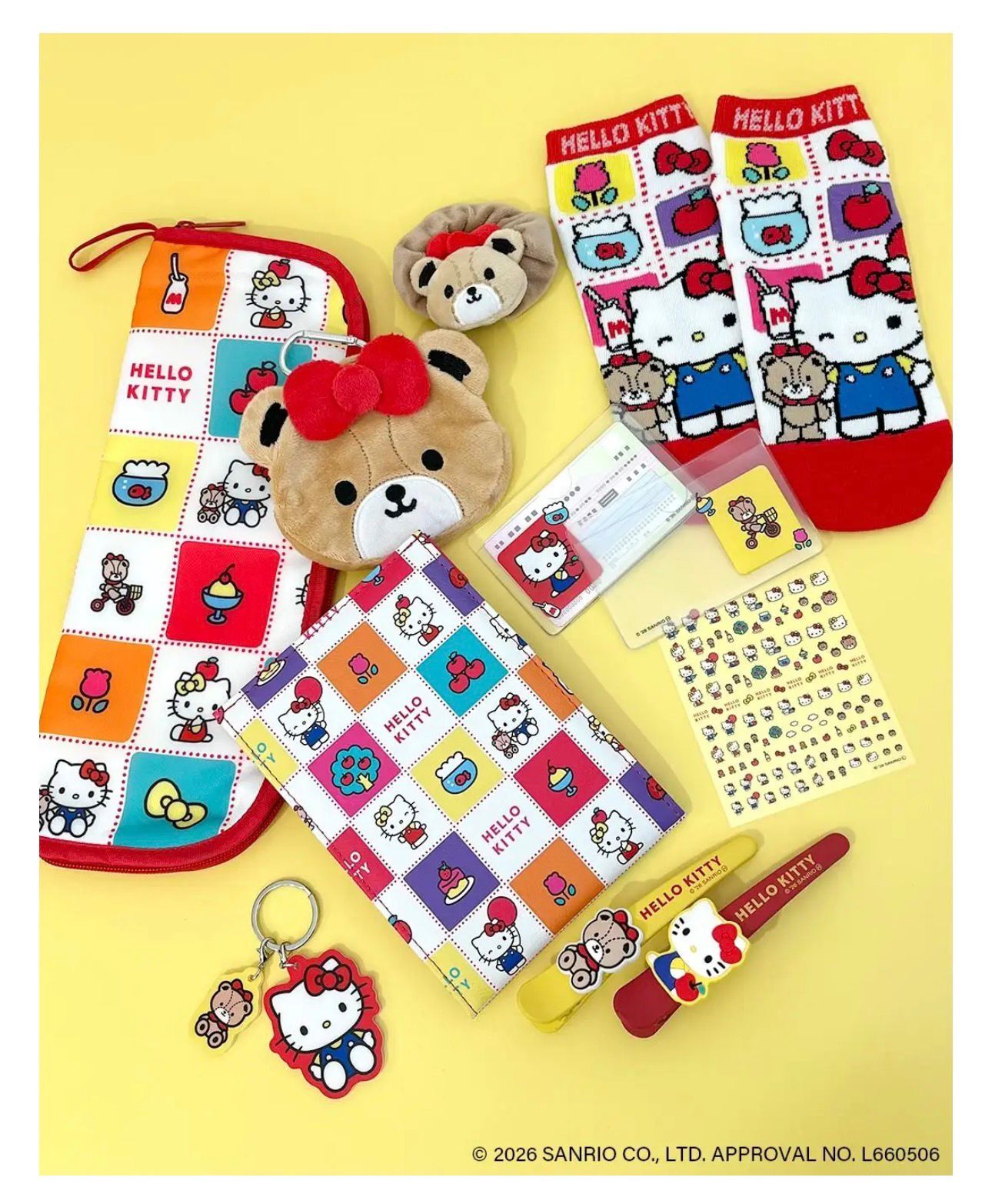 【預購】JN121001 Hello Kitty & Tiny Chum 聯名復古設計系列