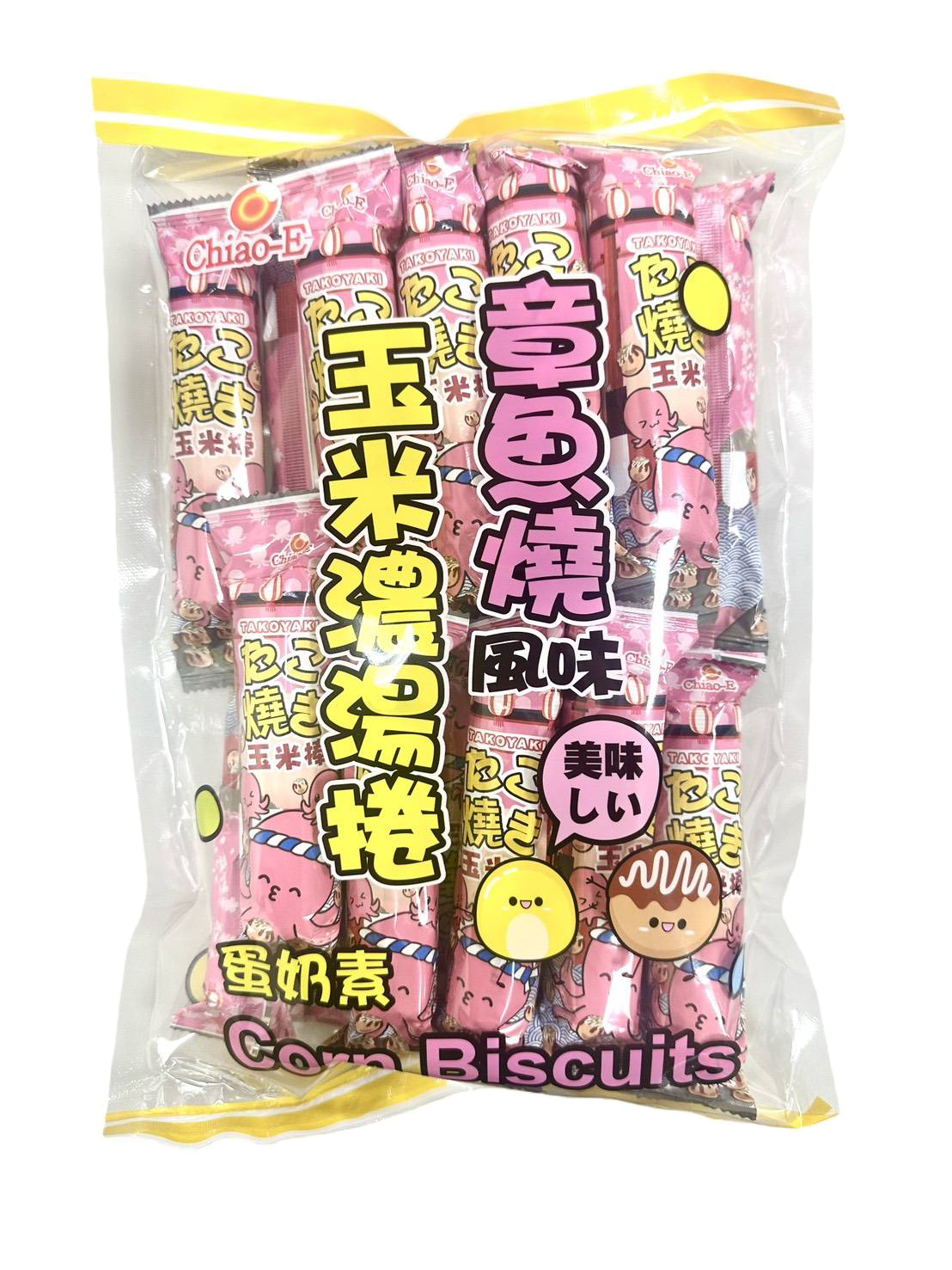 【巧益】章魚燒風味玉米濃湯捲200g