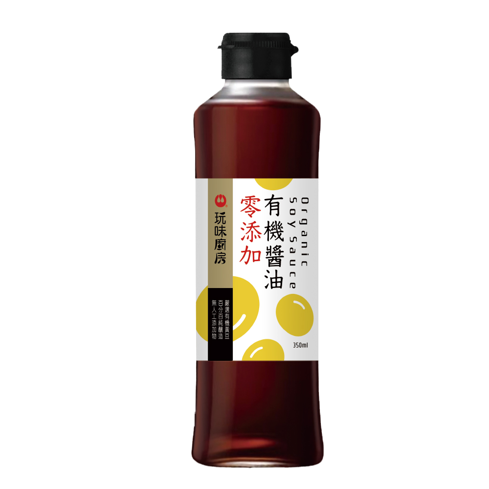 【萬家香】零添加有機醬油350ml