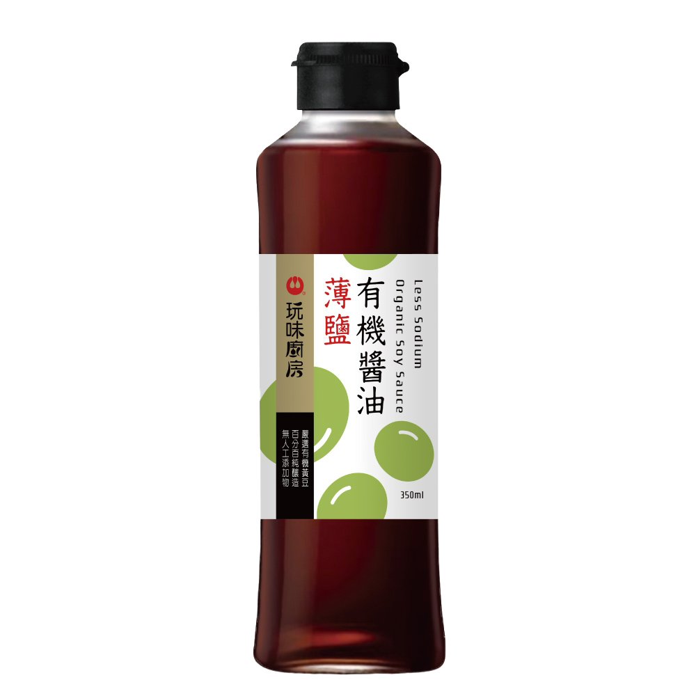 【萬家香】薄鹽有機醬油350ml