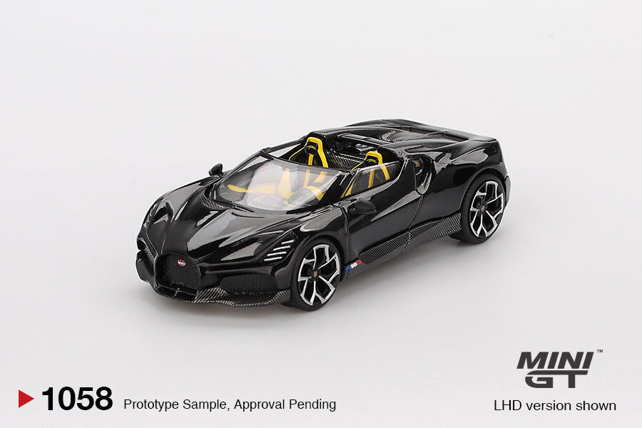 Mini GT 1/64 Bugatti W16 Mistral Black