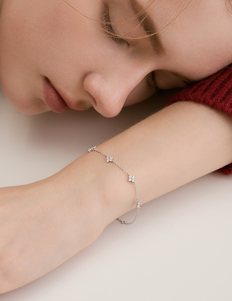 【925純銀】幸運星光手鍊