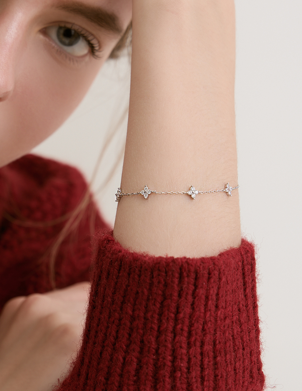 【925純銀】幸運星光手鍊