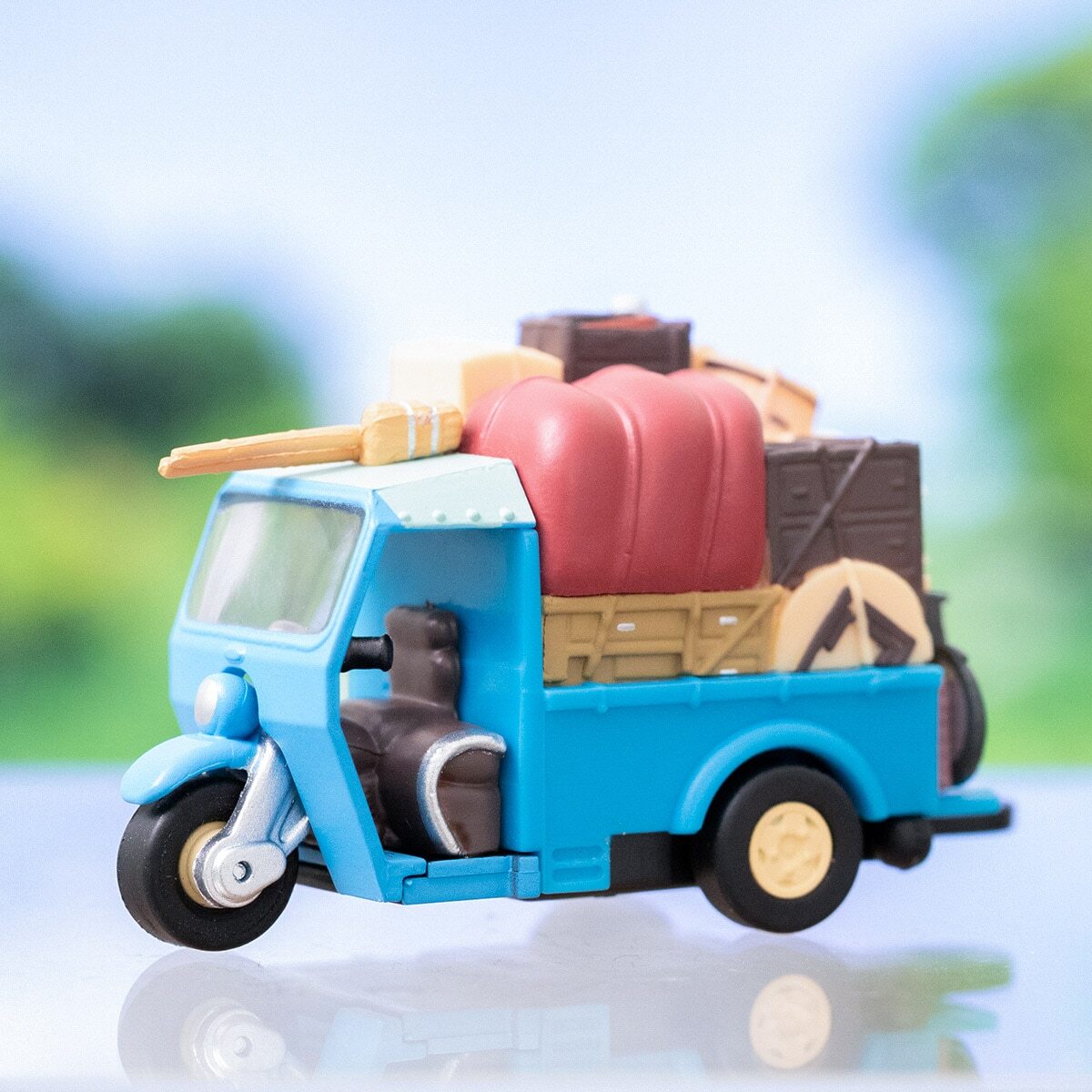 迴力車鑰匙圈 龍貓 電動三輪車