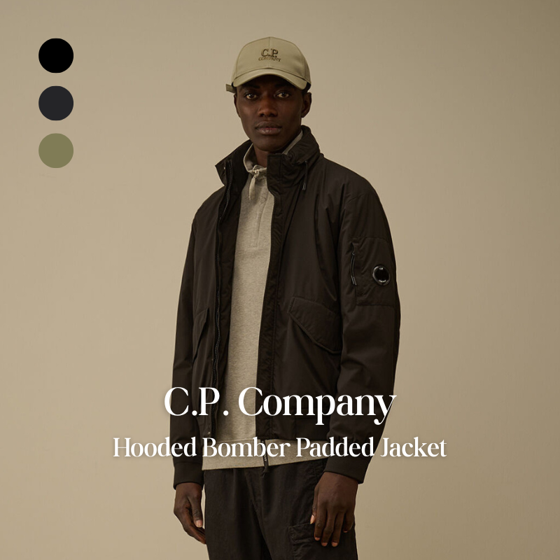 【代購】C.P. Company Hooded Bomber Padded Jacket 連帽羽絨飛行外套 – 都市保暖・輕量防護