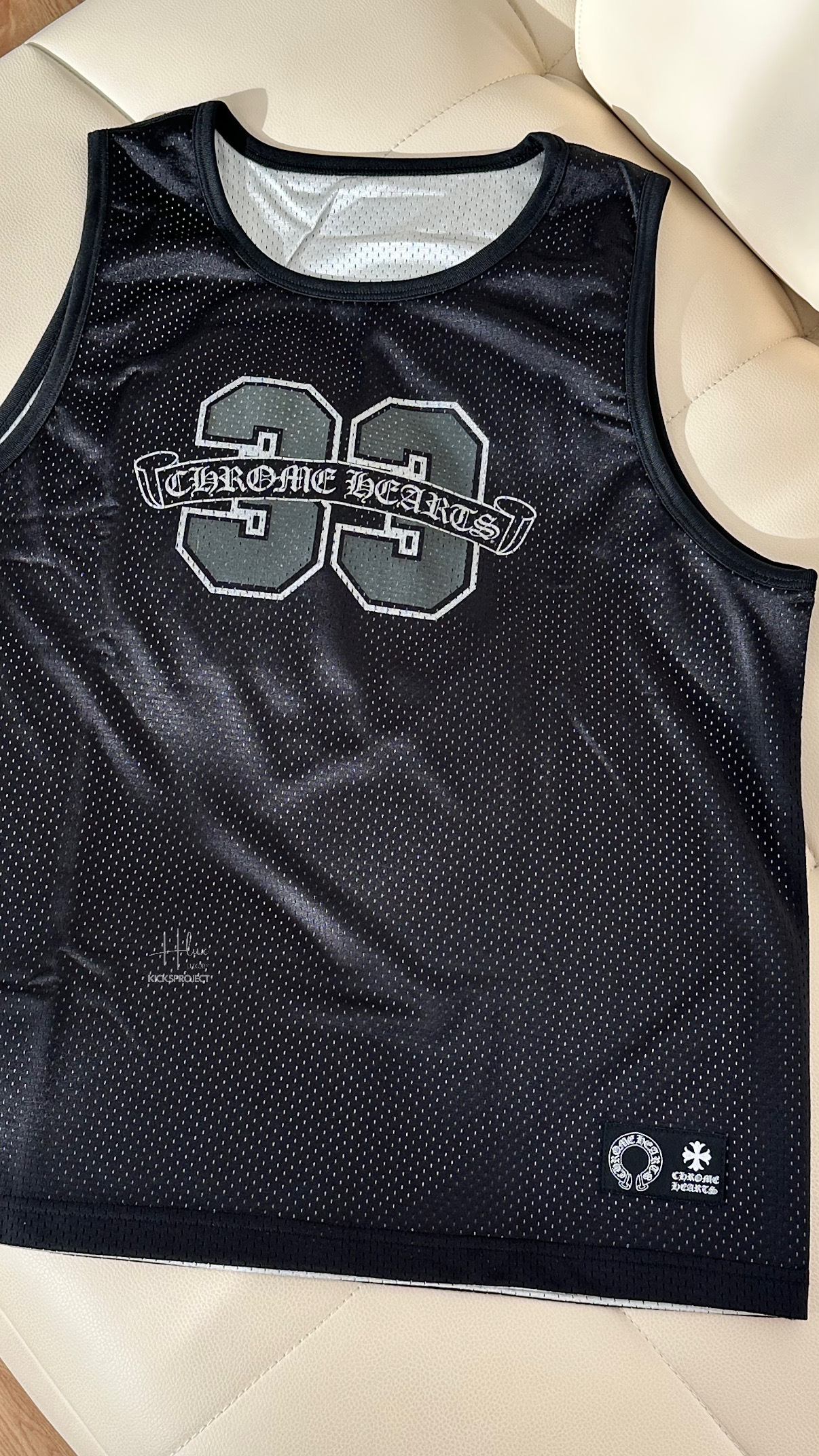 Chrome hearts basketball jersey 雙面著