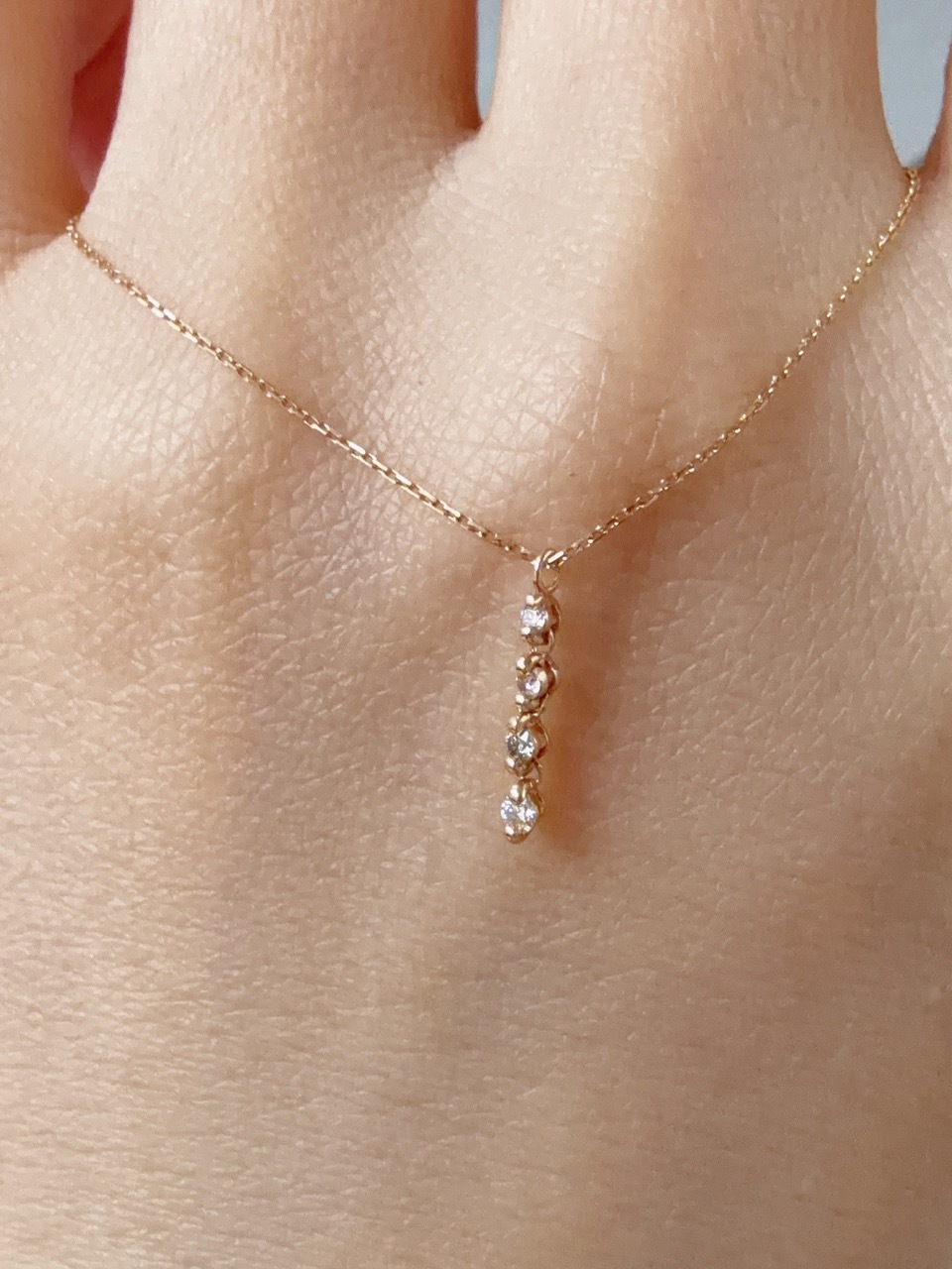 千穗｜迴紋鑽石項鍊